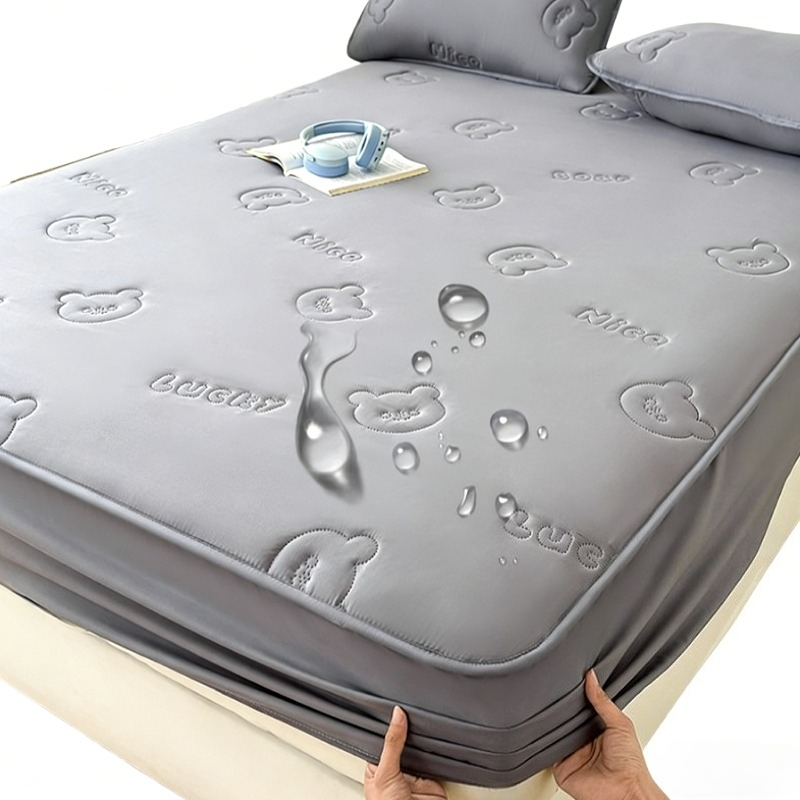 Mattress Protector Waterproof - Ultrasonik Kapitone Kraliçe Boy Çarşaf Su