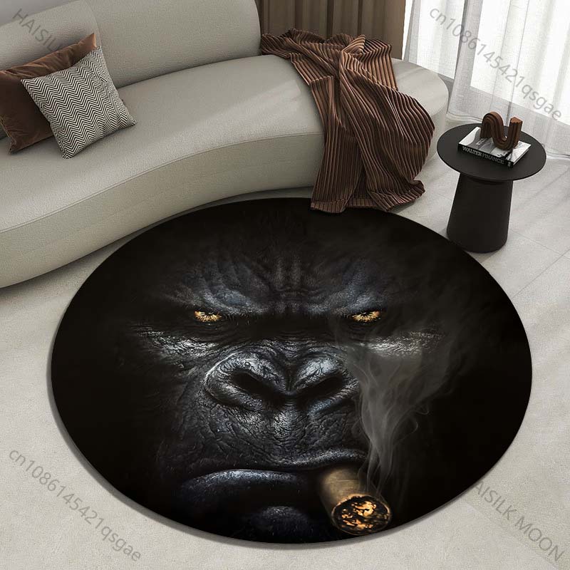 Home Textiles Luxury - Çoklu boyutlar Gorilla Sigara İçme Sanatı