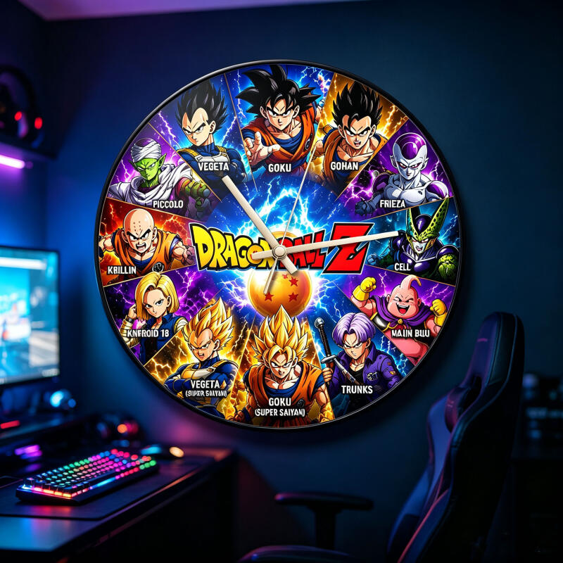 Xt Home Textiles - Dragon Ball Z Anime Yuvarlak Duvar
