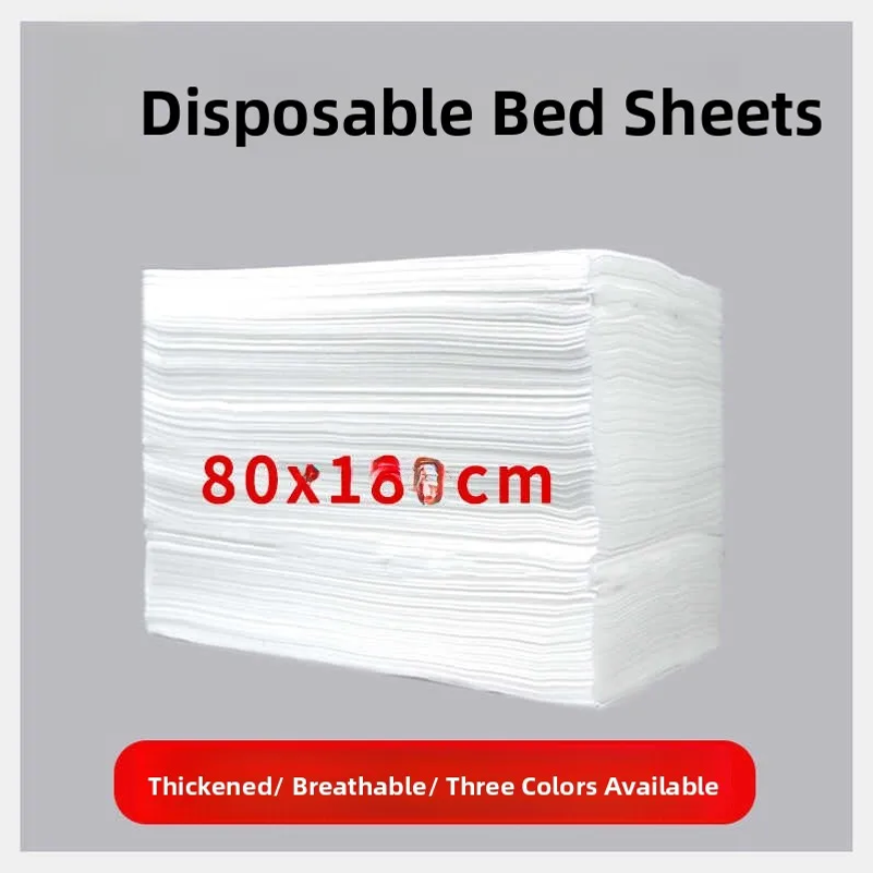 Mattress Protector Waterproof - 100 Adet Tek Kullanımlık Kalın dokunmamış