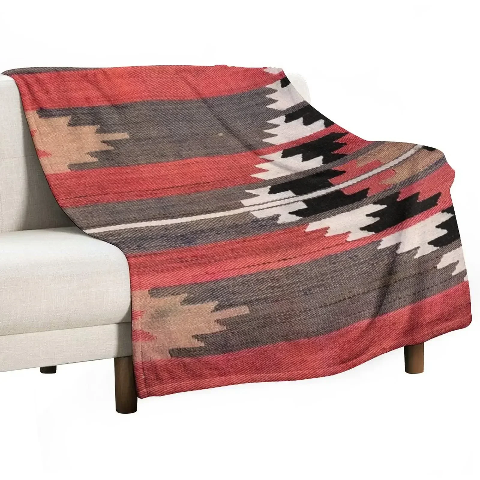 Home Textiles Luxury - Geometrik Vintage Türk Kilimi, Navaho Dokuması,