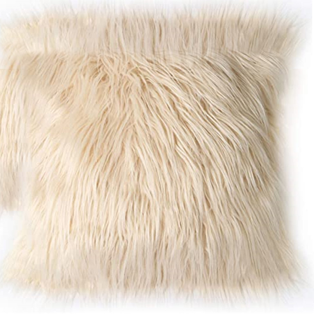 Yumuşak uzun kürk kabarık kane - Home Textiles Luxury incelemesi ve fiyatı
