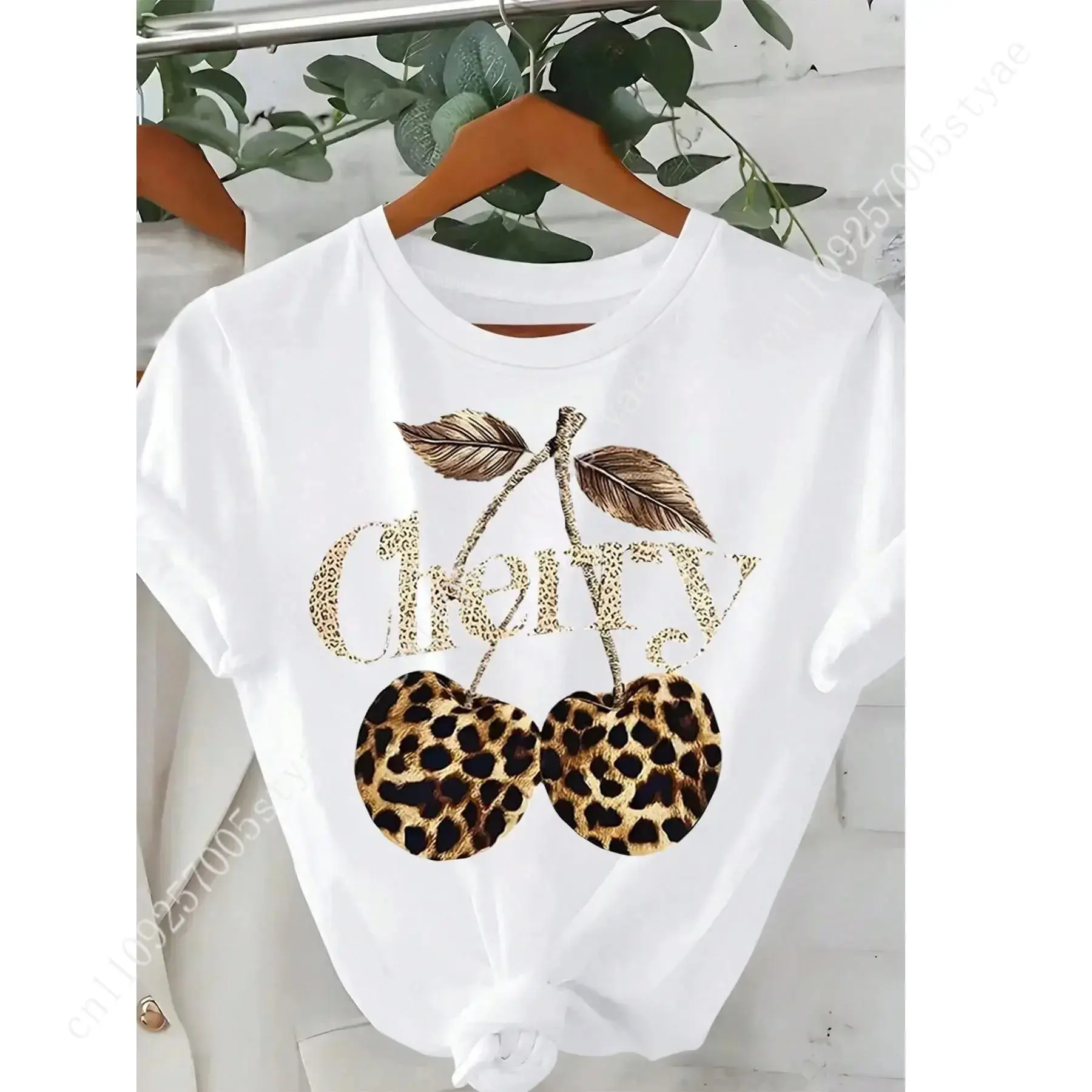 Kadınlar için Kiraz ve Leopar  - Quilt Cotton Summer incelemesi ve fiyatı