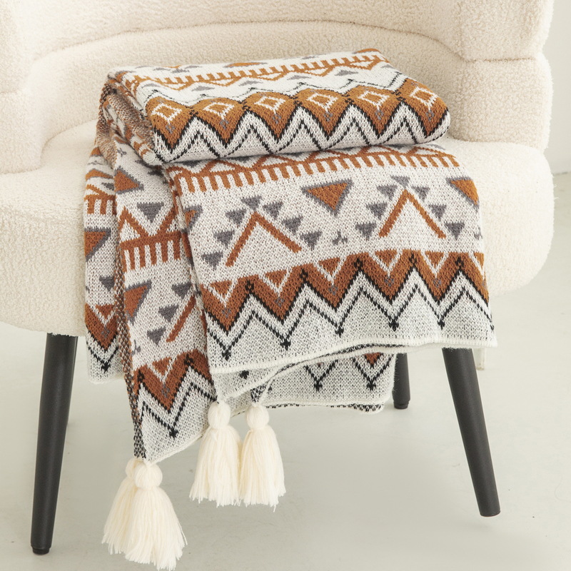 Bohem Tarzı Baskılı Örme Batta - Home Textiles Luxury incelemesi ve fiyatı