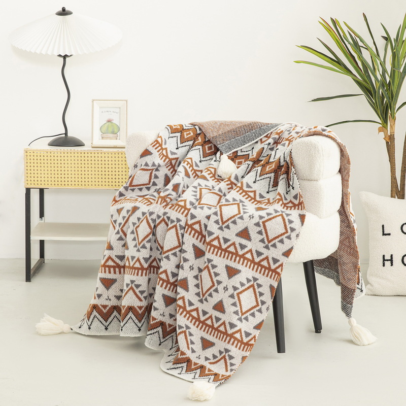 Bohem Tarzı Baskılı Örme Batta - Home Textiles Luxury incelemesi ve fiyatı